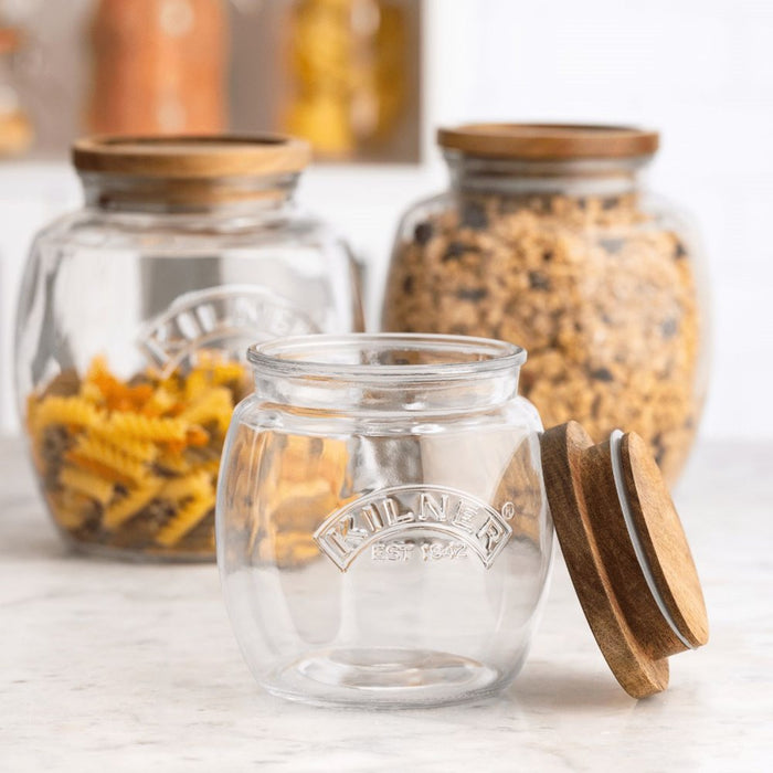 Kilner Universal Jar with Wooden Lid - 850ml