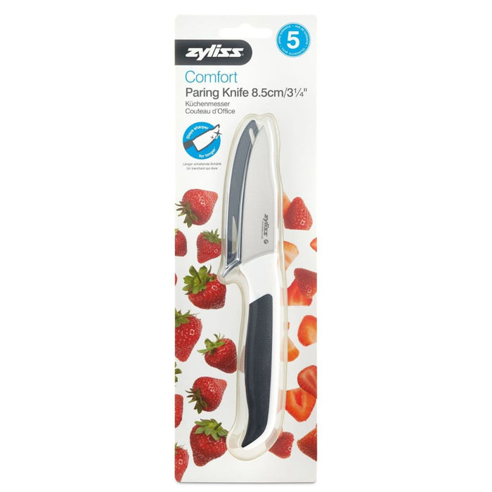 Zyliss Comfort Paring Knife with Blade Cover - 8.5cm