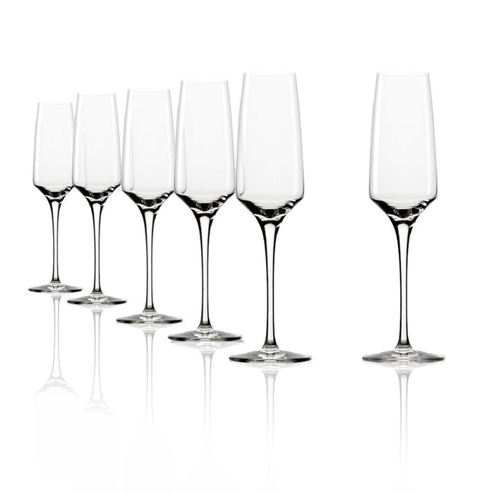 Stolzle Experience Champagne Flute Glasses - 190ml - Set 6
