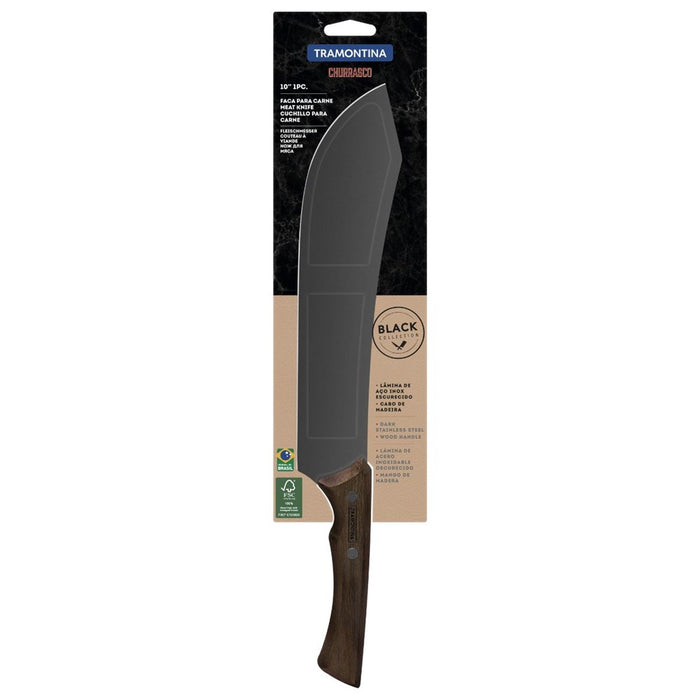 Tramontina Churrasco Black Barbecue Collection Meat Knife - 25cm