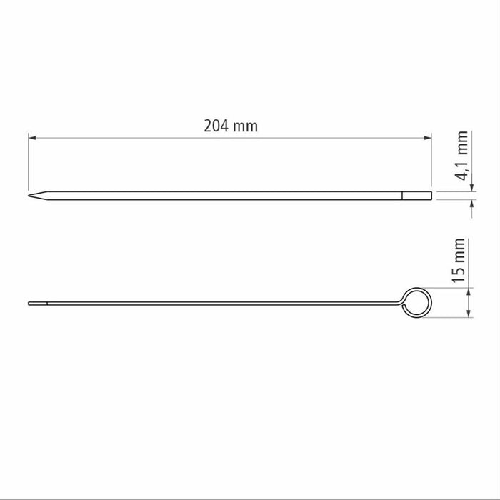 Tramontina Churrasco Skewer -  20cm - 6 Piece Set