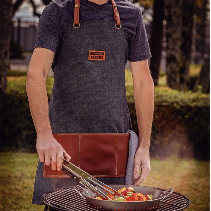 Tramontina Churrasco Black Barbecue Apron