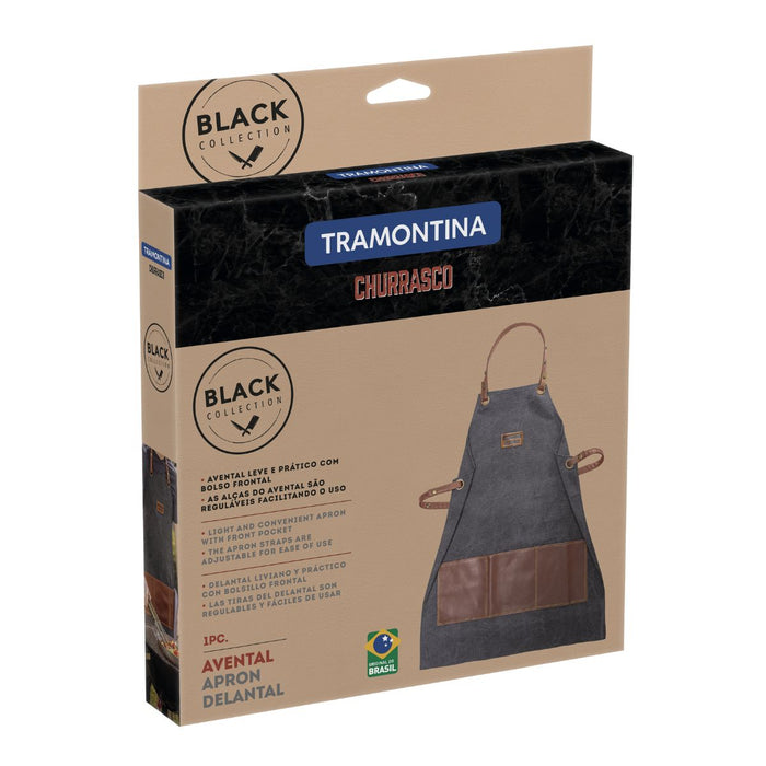 Tramontina Churrasco Black Barbecue Apron