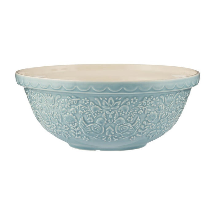 Mason Cash 'Home to Roost' Blue Hen Mixing Bowl - 26cm