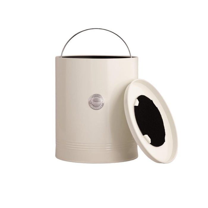 Typhoon Living Compost Caddy - 5L - Cream