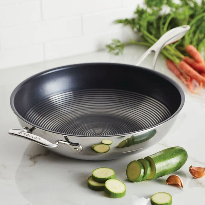 Circulon SteelShield C-Series Non-Stick Clad S/Steel Open Stirfry 32cm