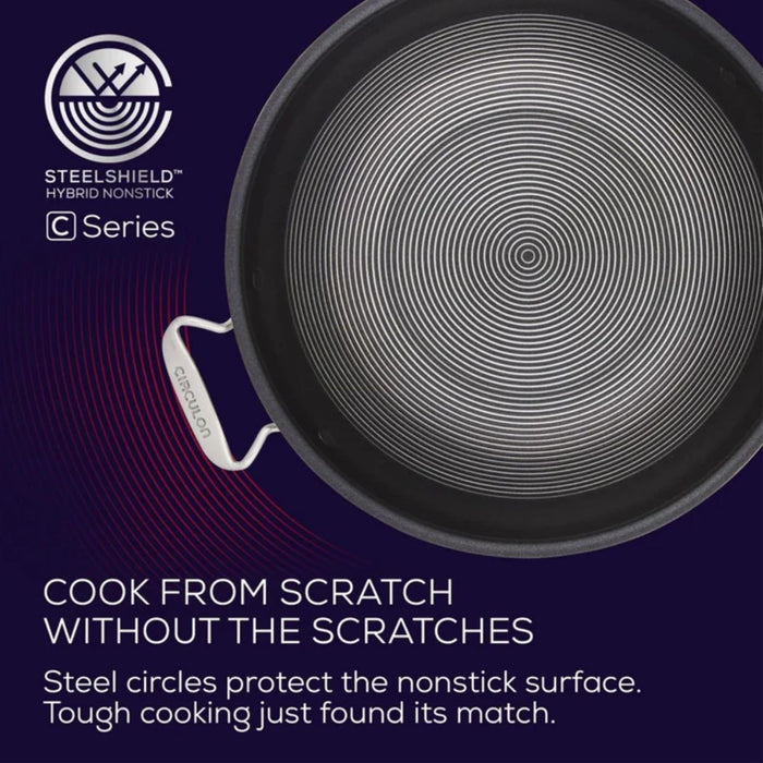 Circulon SteelShield S-Series Non-Stick  S/Steel  Covered Stockpot - 30cm