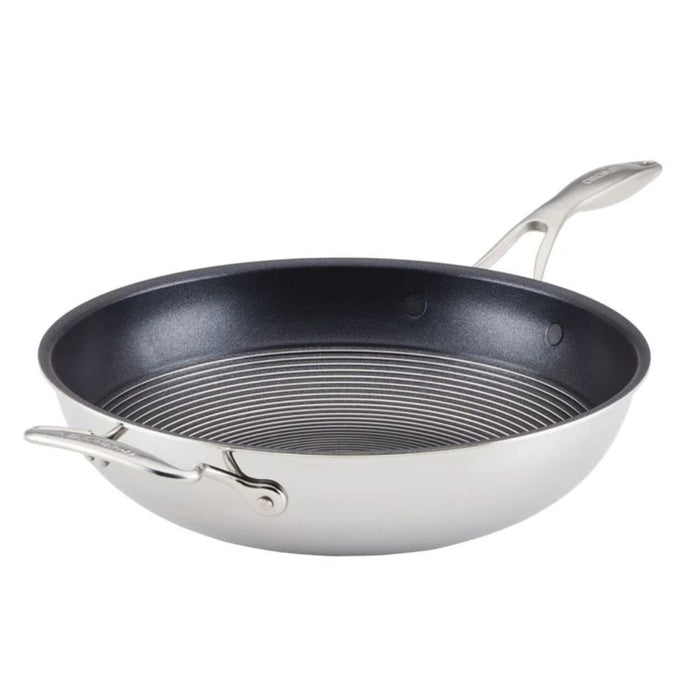 Circulon SteelShield C-Series Non-Stick Clad S/Steel Open Stirfry 32cm