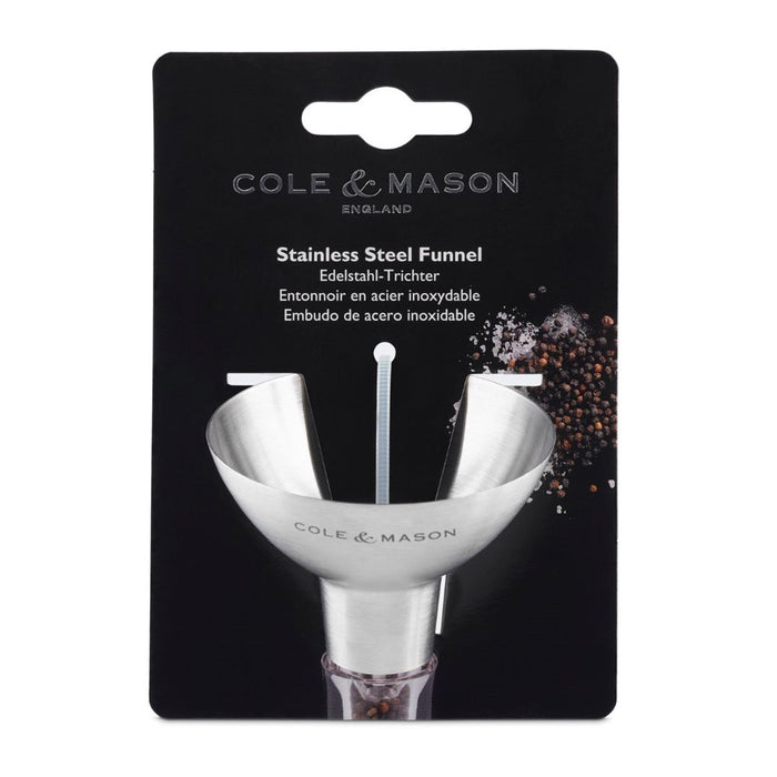 Cole & Mason Stainless Steel Mill Funnel