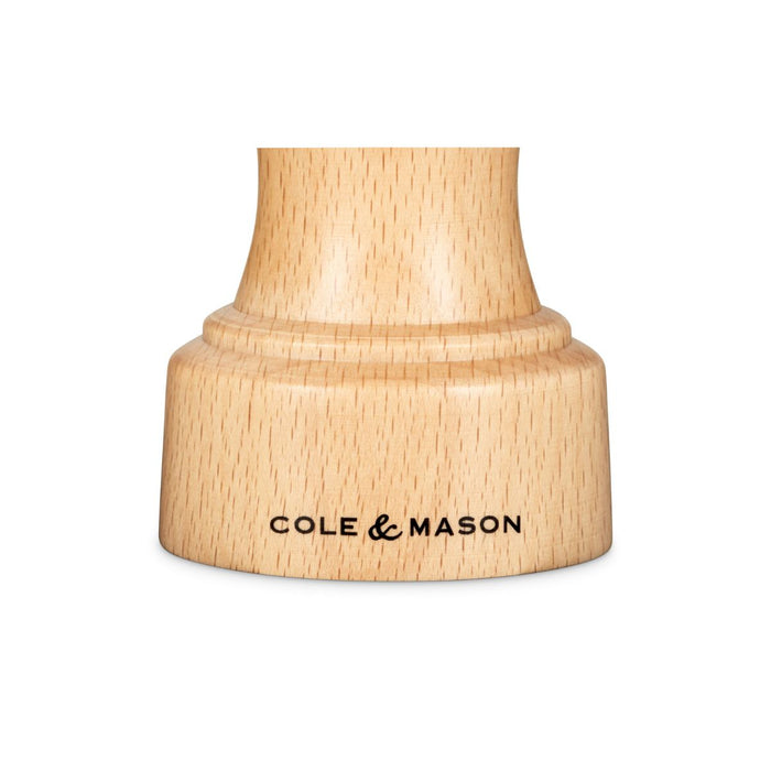 Cole & Mason Hoxton Natural Beech Salt Mill - 10.4cm