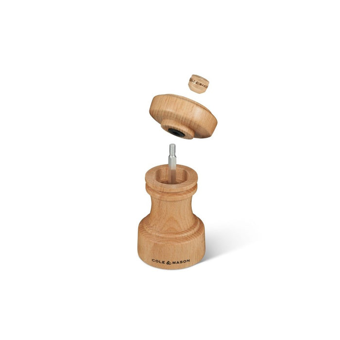 Cole & Mason Hoxton Natural Beech Salt Mill - 10.4cm