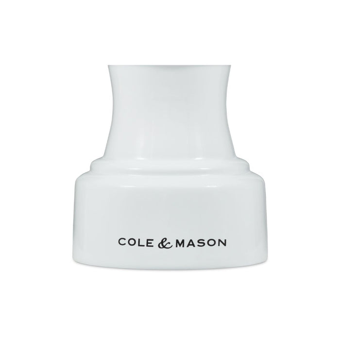 Cole & Mason Hoxton White Gloss Pepper Mill - 10.4cm