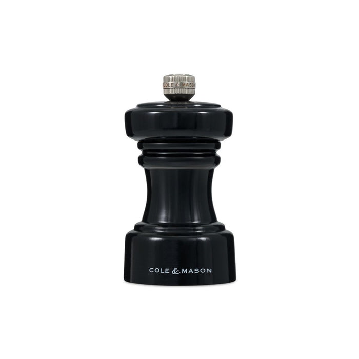 Cole & Mason Hoxton Black Gloss Pepper Mill  - 10.4cm