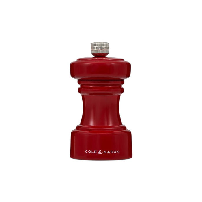 Cole & Mason Hoxton Red Gloss Salt Mill - 10.4cm