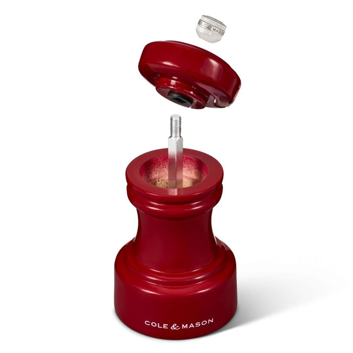 Cole & Mason Hoxton Red Gloss Pepper Mill - 10.4cm