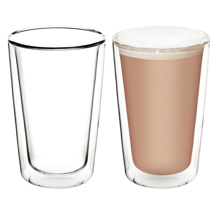 Tramontina Double Wall Latte Cup - 330ml - Set 2
