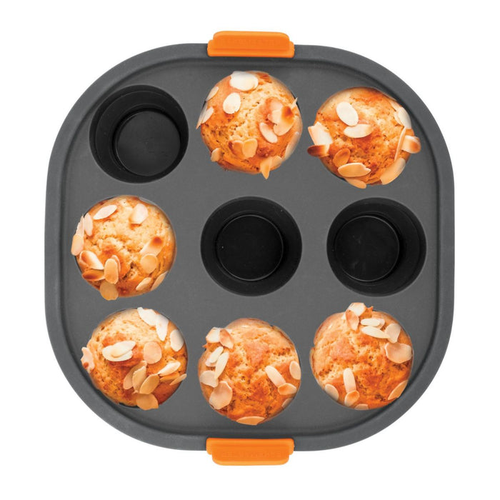 Bakemaster Silicone Mini Muffin Air Fryer Insert - 9 Cup