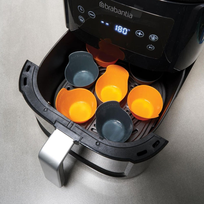 Bakemaster  Silicone Set of 12 Air Fryer Baking Cups - 7 x 4cm