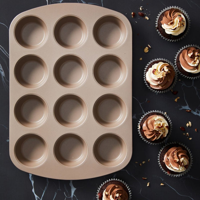 Stanley Rogers Ceramabake Muffin Tray - 12 Cup