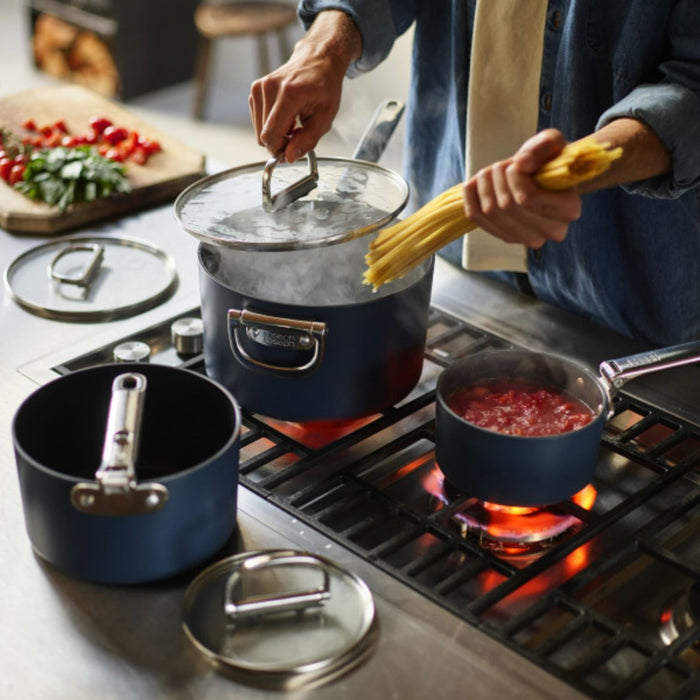 Joseph Joseph Space Non-Stick Saucepan & Lid - Midnight Blue