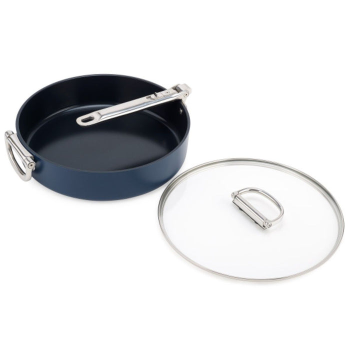 Joseph Joseph Space Non-Stick Saute Pan & Lid- 28cm - Midnight Blue