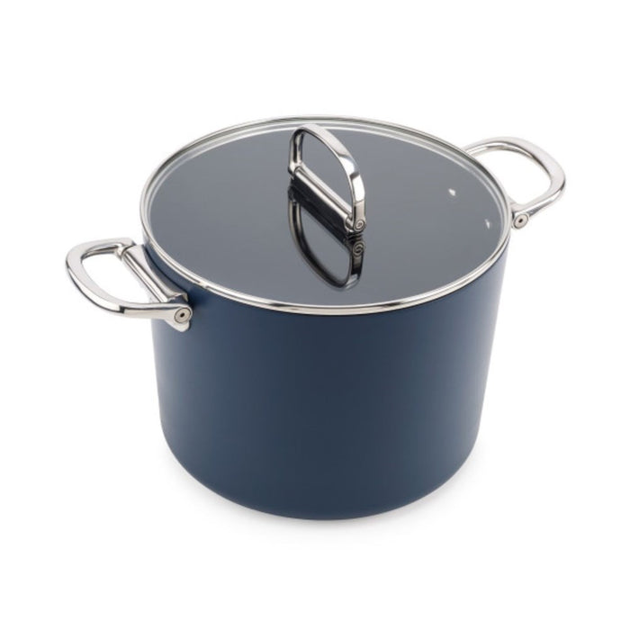 Joseph Joseph Space Non-Stick Stock Pot - 25cm - Midnight Blue