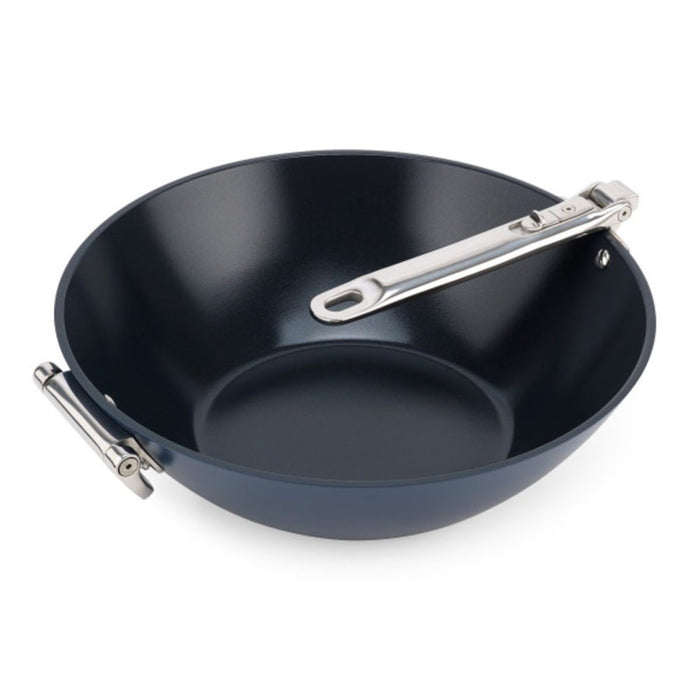 Joseph Joseph Space Non-Stick Wok - 32cm - Midnight Blue