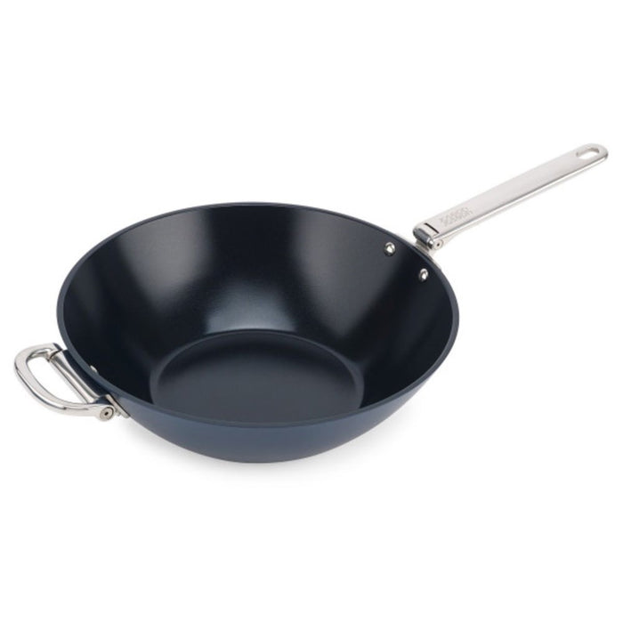 Joseph Joseph Space Non-Stick Wok - 32cm - Midnight Blue