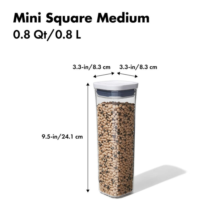 OXO Good Grips Pop 2.0 Mini Square Container - .8L