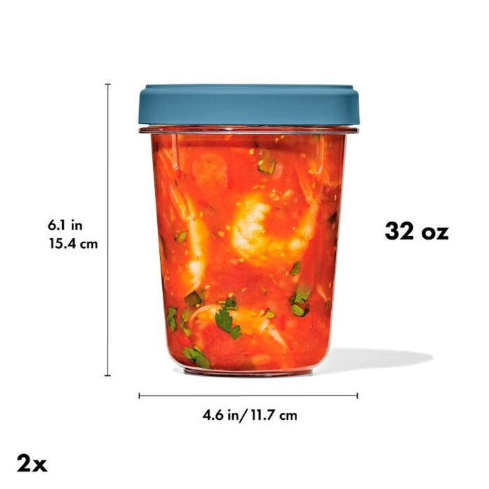 OXO Good Grips Twist & Stack Container - 2 pack - 946ml