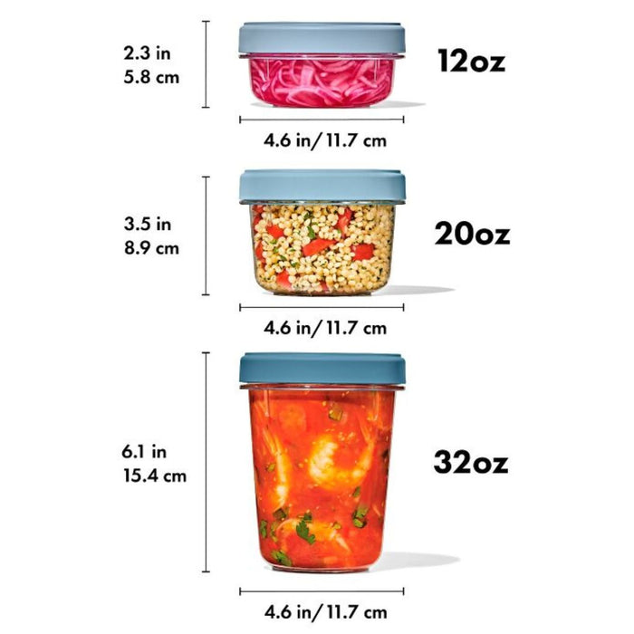 OXO Good Grips Twist & Stack 12 Piece Container Set