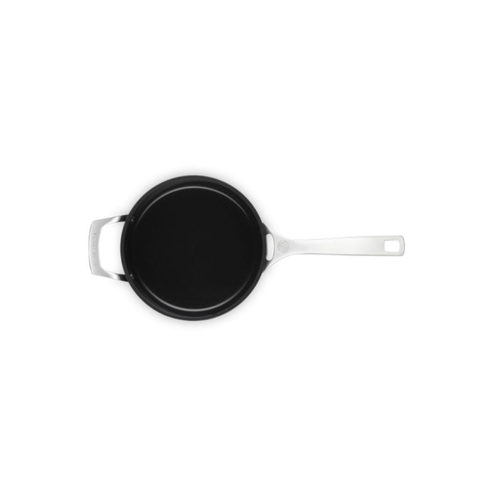Le Creuset Essential Non-Stick Ceramic 3 Piece Saucepan Set - 16/18/20cm + Lid