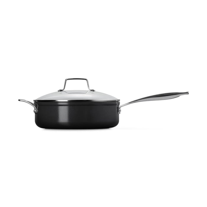 Le Creuset Essential Non-Stick Ceramic Saute Pan with Glass Lid - 26cm