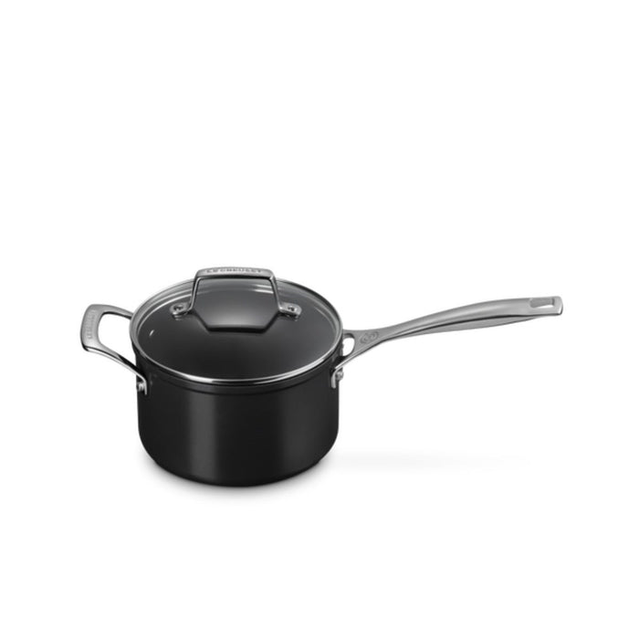 Le Creuset Essential Non-Stick Ceramic 3 Piece Saucepan Set - 16/18/20cm + Lid