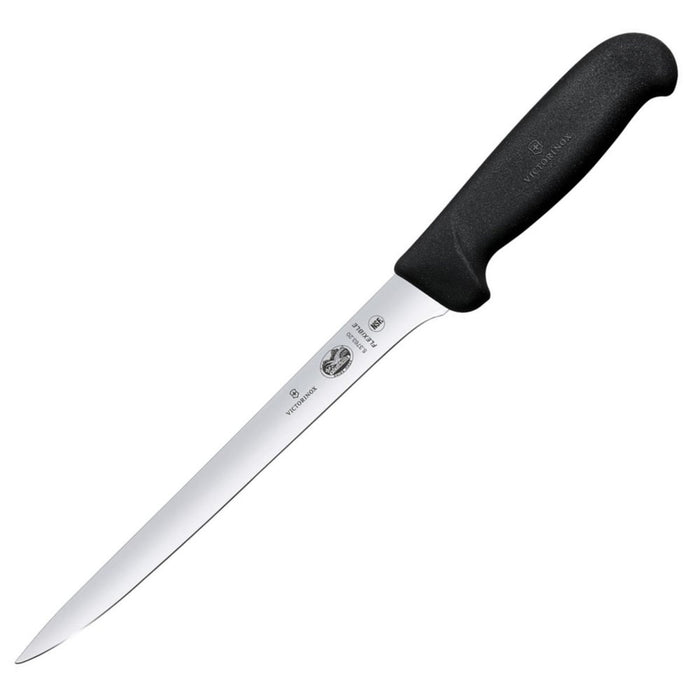 Victorinox Fibrox Filleting Knife, Narrow Flexible - 20cm