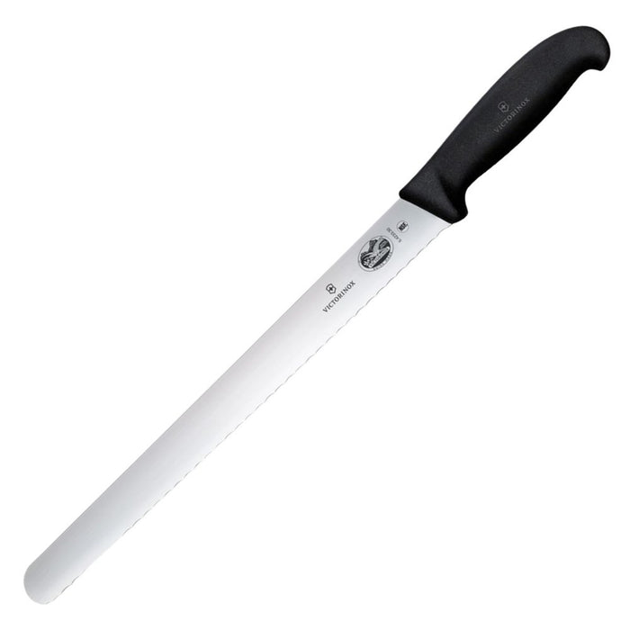 Victorinox Fibrox Slicing Knife, Wavy Edge - 30cm