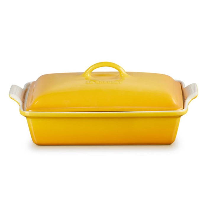 Le Creuset Stoneware Heritage Rectangular Dish with Lid - 33cm