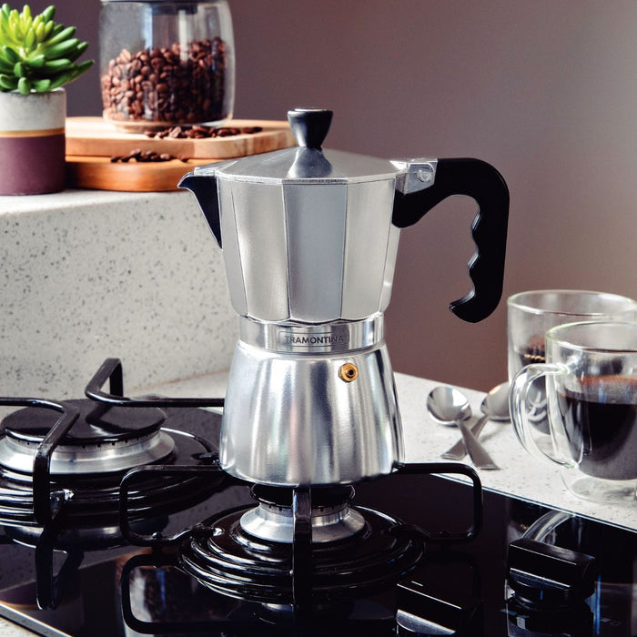 Tramontina Italian Espresso Coffee Maker - 320ml - 6 Cup