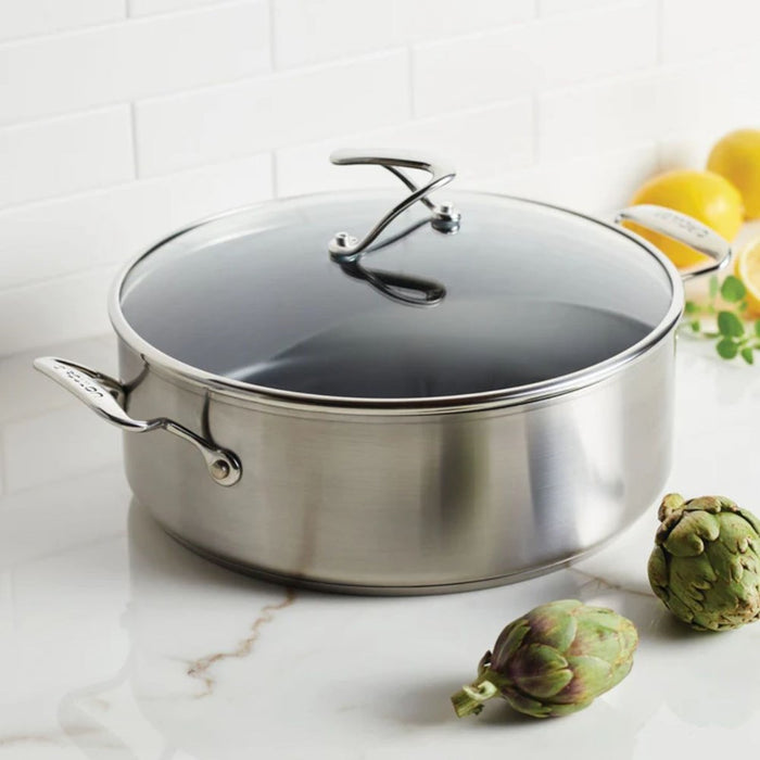 Circulon SteelShield S-Series Non-Stick  S/Steel  Covered Stockpot - 30cm