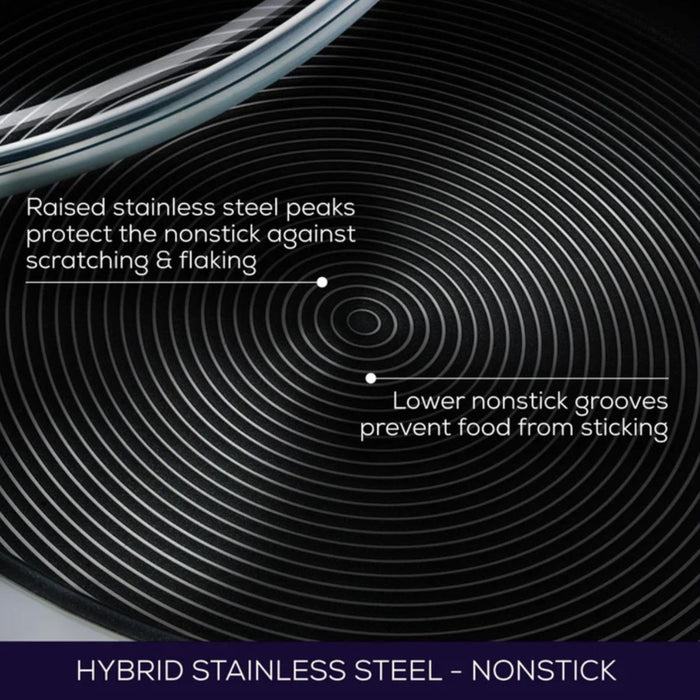 Circulon SteelShield S-Series Non-Stick  S/Steel  Frypan - 24cm  With Slotted Turner