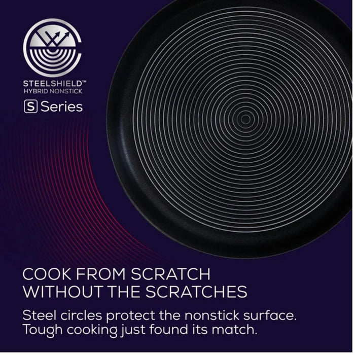 Circulon SteelShield S-Series Non-Stick  S/Steel  Saucepan Set - 3 piece