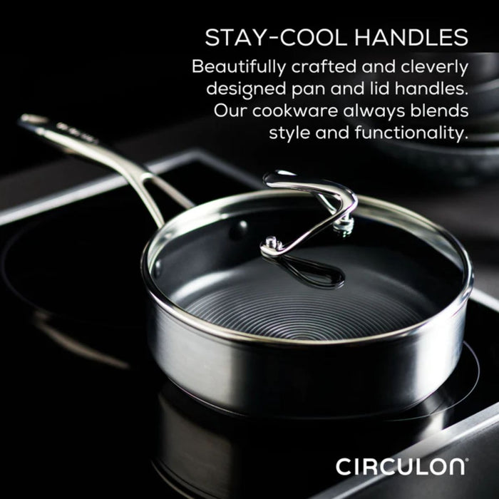 Circulon SteelShield S-Series Non-Stick  S/Steel  Frypan - 24cm  With Slotted Turner