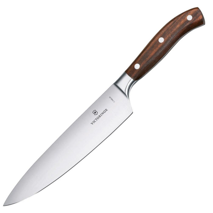 Victorinox 'Grand Maitre' Forged Chefs Knife (With Extra Wide Blade) - Wood, 20cm