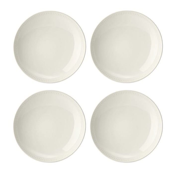 Mikasa Cranborne Stoneware 4 Piece Pasta Bowl Set - 24cm - Cream