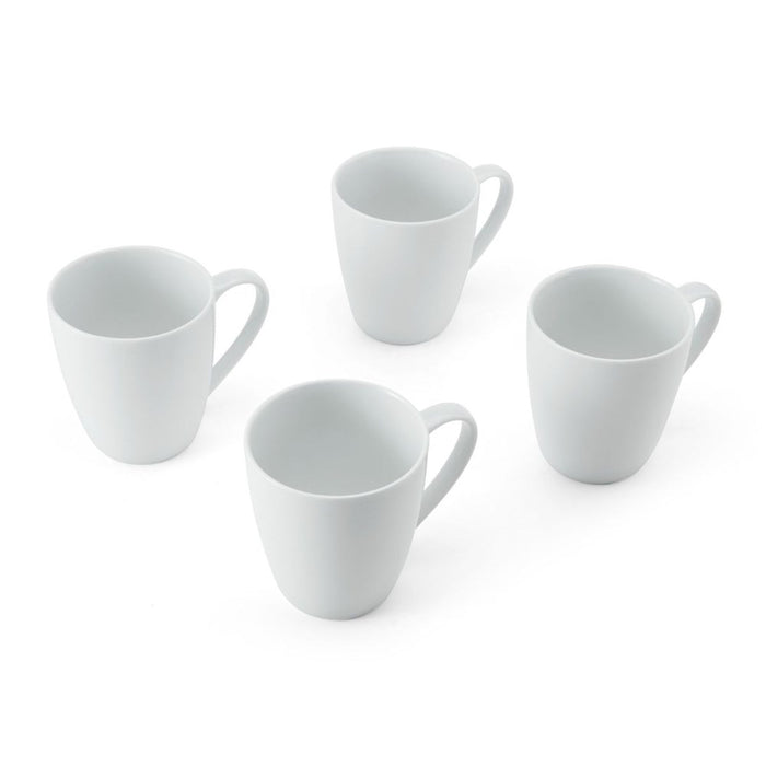 Mikasa Chalk 4-Piece Porcelain Mug Set - 380ml - White