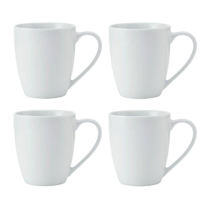 Mikasa Chalk 4-Piece Porcelain Mug Set - 380ml - White