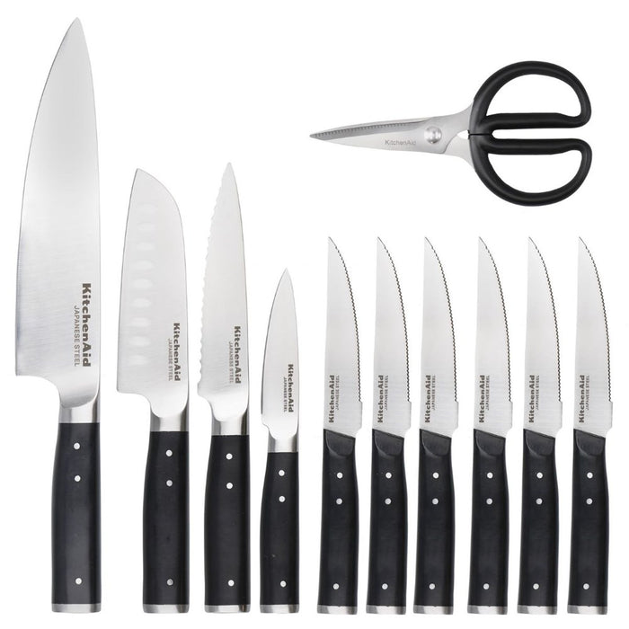 KitchenAid Knife Set with Block - 11 Piece