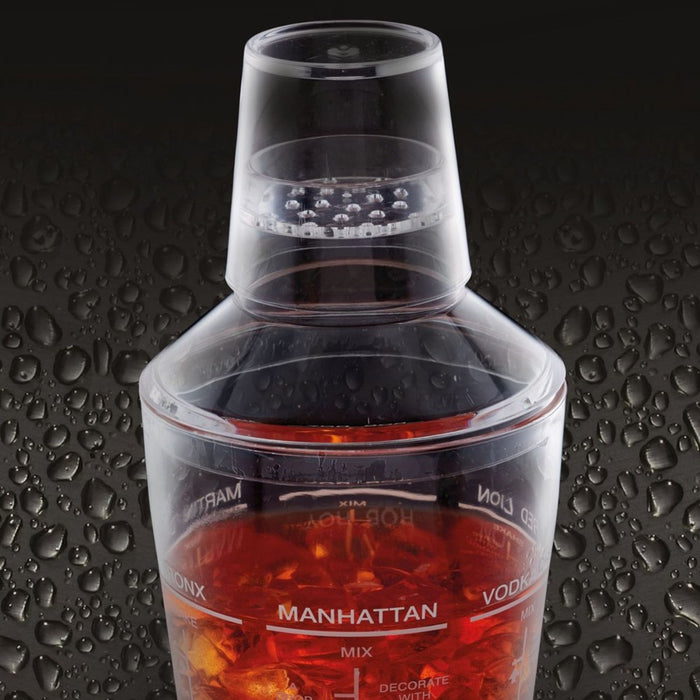 BarCraft Acrylic Cocktail Shaker - 700ml