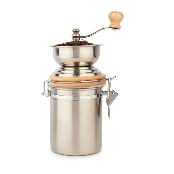 La Cafetiere Stainless Steel Manual Coffee Grinder