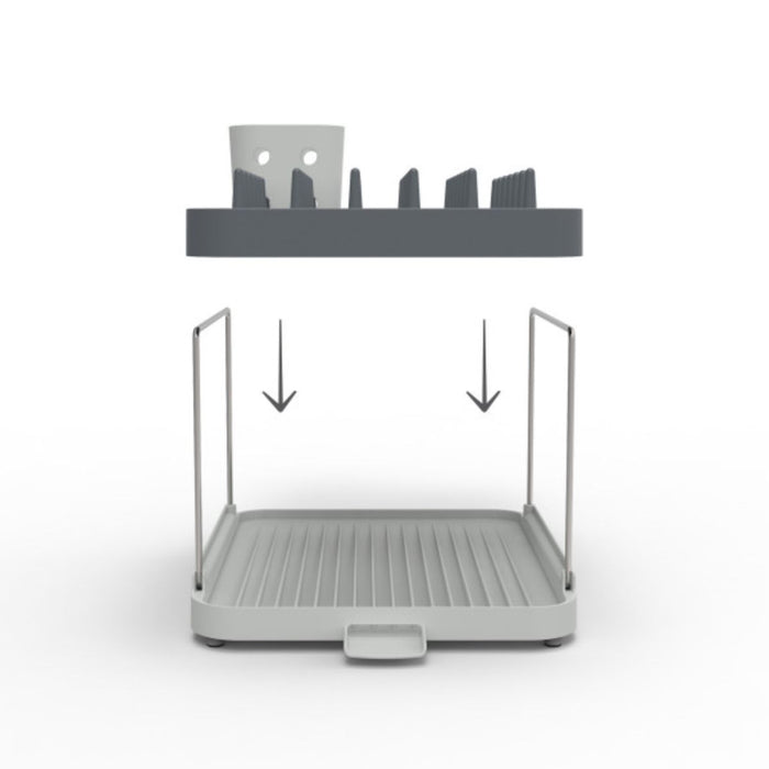 Joseph Joseph Duo 2 Tier Dish Rack - Grey